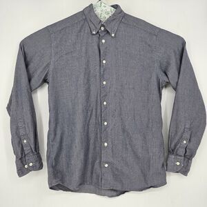 Eton Shirt Mens 41 16‎ Slim Button Down Dress Long Sleeve Checkered Casual